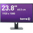 TERRA LED Ecran 2456W PIVOT Noir - DP HDMI GREENLINE PLUS - DVI HDMI Displayport 1.2 - Inclinable - Haut-parleurs intégrés