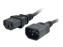 C2G Computer Power Cord Extension - rallonge de câble d'alimentation - IEC 60320 C13 pour IEC 60320 C14 - 3 m