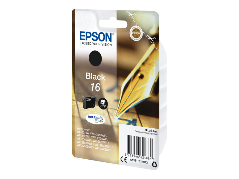 Epson 16 - noir - originale - cartouche d'encre