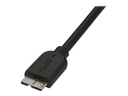 StarTech.com Câble SuperSpeed USB 3.0 slim et court A vers Micro B de 15 cm - Cordon USB A vers Micro B - Mâle / Mâle - Noir - câble USB - 15 cm