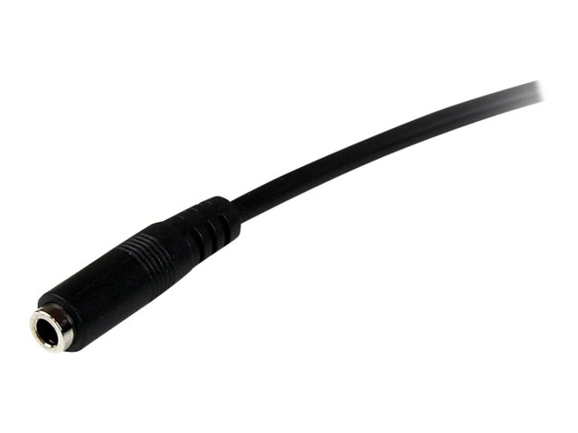 StarTech.com Câble d'extension de casque TRRS 4 positions 3,5 mm de 2 m - M/F - rallonge pour casque micro - 2 m