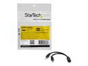 StarTech.com Câble séparateur de casque 4 broches de 3,5 mm vers 2 x 3 broches de 3,5 mm