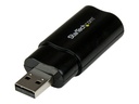 StarTech.com USB Sound Card - 3.5mm Audio Adapter - External Sound Card - Black - External Sound Card (ICUSBAUDIOB) - carte son