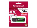 TRANSCEND 64Go Clé USB 3.1 Gen 1 - Antichoc Vert