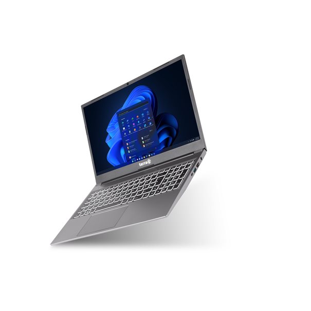 TERRA MOBILE 1517 i7-1255U W11P FR Intel® Core™ i7-1255U Processor (12M Cache, up to 4.70 GHz) Windows 11 Pro Taille diagonale 39.6 cm (15.6") 1920 x 1080 Résolution de l'écran Type d'écran Non Glare 16 Go Mémoire interne Intel® UHD Graphics (compatible Intel® Iris XE Graphics en dual channel) 1 To Capacité totale de stockage