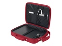 SACOCHE PC PORTABLE 14-15.6" ROUGE DICOTA ECO MULTI CADRE EN FIL METAL BRETELLE REGLABLE ET DETACHABLE