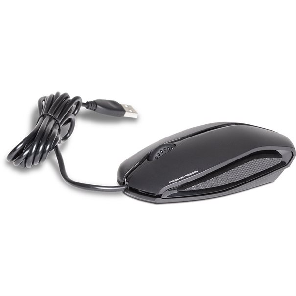 TERRA souris 1000 filaire USB noire 