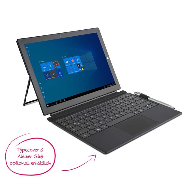 TERRA tablette PAD 1262 Core I7-8500Y Windows 10 Pro - Taille de l'écran : 12,3 - Mémoire interne : 8 Go - Capacité de stockage interne SSD 512 Go M2