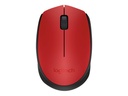 Logitech M171 - Souris - sans fil - 2.4 GHz - récepteur sans fil USB - noir, rouge