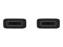 Samsung EP-DA705 - Câble USB - USB-C (M) pour USB-C (M) - USB 2.0 - 3 A - 1 m - noir