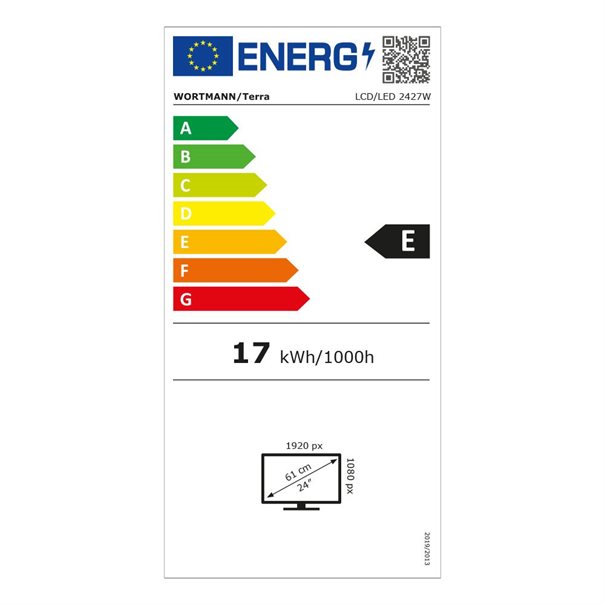 Ecran TERRA LCD/LED 2427W V2 black HDMI, DP USB-C GREENLINE PLUS