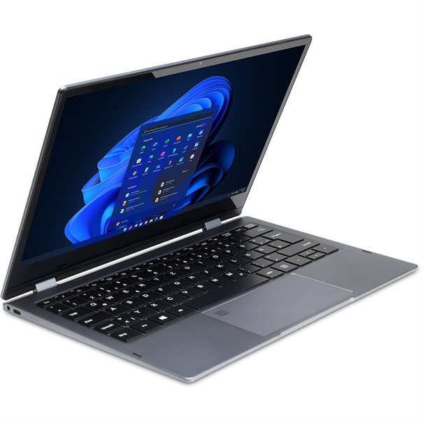 TERRA MOBILE 360-13U Intel® Core™ i5-1235U Processor (12M Cache, up to 4.40 GHz) Windows 11 Pro Taille diagonale 33.8 cm ( 13.3" ) 1920 x 1080 Résolution de l'écran Type d'écran IPS, tactile Rétroéclairage LED, dalle IPS 16 Go Mémoire interne Intel® UHD Graphics 512 Go Capacité totale de stockage