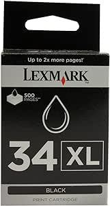 Lexmark No. 34 - cartouche d`impression - 1 x noir