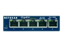 Switch Netgear GS105 - 5 ports - en, fast en, gigabit en - 10base-t, 100base-tx, 1000base-t