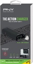 PNY Action Charger - Batterie externe/chargeur de batterie Li-Ion 5200 mAh - 2.1 A ( USB ) - sur le câble : Micro-USB, mini-USB