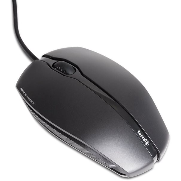 TERRA souris 1000 filaire USB noire 