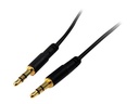 StarTech.com Câble jack audio de 3,5 mm - Cordon stéréo auxiliaire mince de 3 m - M/M (MU10MMS) - câble audio - 3 m