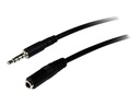 StarTech.com Câble d'extension de casque TRRS 4 positions 3,5 mm de 2 m - M/F - rallonge pour casque micro - 2 m