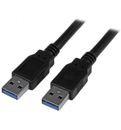 MCL - Cordon USB 3.0 type A mâle / mâle - 1m Noir