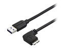 StarTech.com Câble Micro USB 3.0 slim - Cordon USB-A vers Micro-B à angle droit de 50 cm - USB 3.1 Gen 1 (5 Gb/s) - M/M - câble USB - Micro-USB Type B pour USB type A - 50 cm