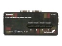 StarTech.com Switch KVM USB VGA à 4 ports avec câbles - Kit commutateur écran clavier souris - Noir - commutateur écran-clavier-souris/audio - 4 ports