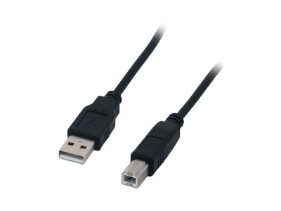 MCL Samar - câble USB - USB mâle pour USB mâle type B - 1.8 m (imprimante) - Noir