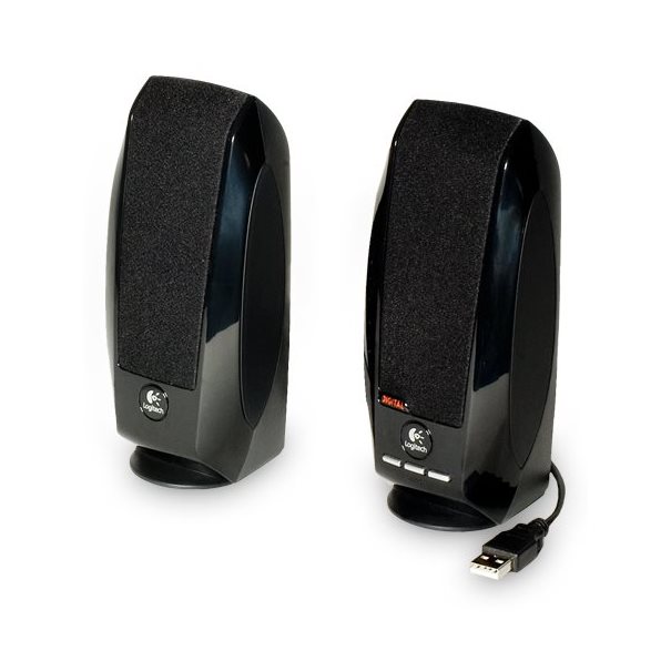 Logitech S150 Digital USB - haut-parleurs - pour PC - Noir - Puissance évaluée de RMS : 1.2 W