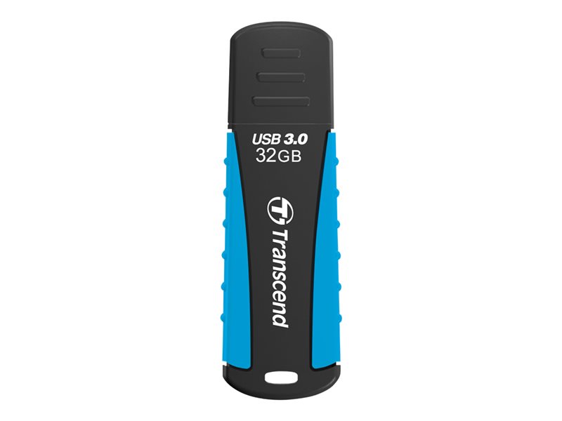 TRANSCEND 32Go Clé USB 3.1 Gen 1 - Antichoc Bleu clair