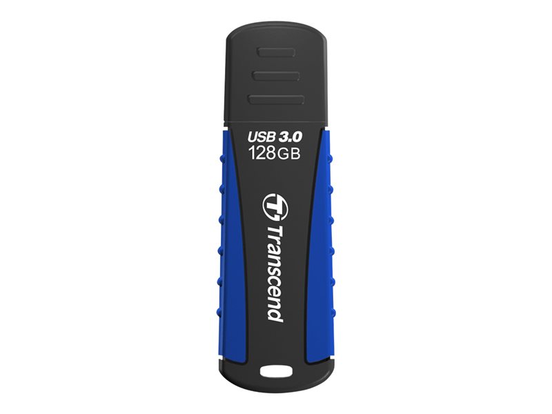 TRANSCEND 128Go Clé USB 3.1 Gen 1 - Antichoc Bleu marine