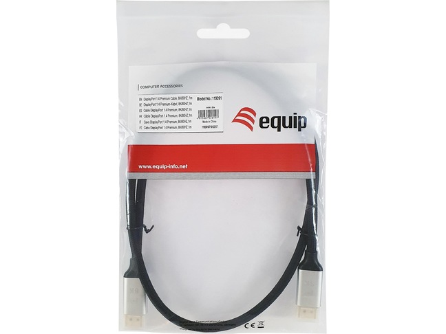 Câble DisplayPort 1.4 (DP) St/St 2m