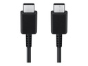 Samsung EP-DA705 - Câble USB - USB-C (M) pour USB-C (M) - USB 2.0 - 3 A - 1 m - noir