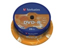 Verbatim - DVD-R x 25 - 4.7 Go - support de stockage 