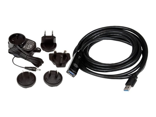 [USB3AAEXT3M] StarTech.com Cable d'extension USB 3.0 actif 3 m - M/F - rallonge de câble USB - 3 m