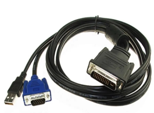 [81247] C2G - Câble de projecteur - M1 (M) pour USB, HD-15 (M) - 3 m