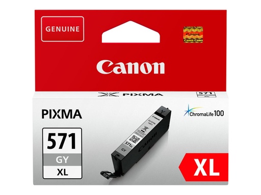 [01047 / 0335C001] Canon CLI-571GY XL - à rendement élevé - gris - originale - réservoir d'encre