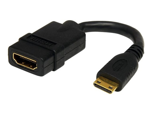 [02051 / HDACFM5IN] StarTech.com Câble HDMI haute vitesse 13 cm - HDMI vers HDMI Mini - F/M - adaptateur HDMI - 1.3 cm