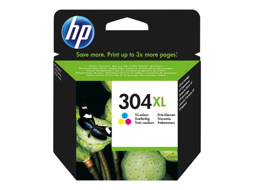 [02096 / N9K07AE#UUS] Cartouche jet d'encre HP 304XL Original - Couleur - Jet d'encre - Environ 300 pages 