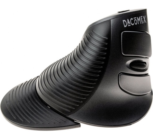 [02428 / 225123] DACOMEX Souris verticale V200W sans fil noire - USB (NANO) - 5 boutons dont 1 molette