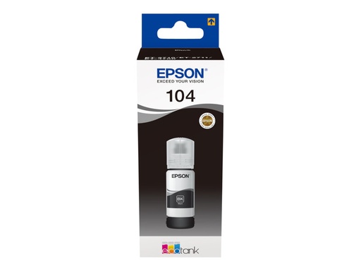 [02757 / C13T00P140] Epson EcoTank 104 - noir - originale - réservoir d'encre - 70 ml - Jet d'encre