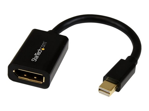[02778 / MDP2DPMF6IN] StarTech.com 6in Mini DisplayPort (M)  to DisplayPort (F) Video Cable Adapter (MDP2DPMF6IN) - Câble DisplayPort - 15.2 cm