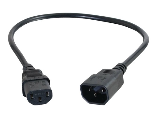 [02943] C2G Computer Power Cord Extension - rallonge de câble d'alimentation - IEC 60320 C13 pour IEC 60320 C14 - 3 m