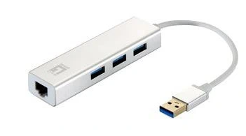 [03400 / USB-0503/3800074] LevelOne Adapter USB3.0 -> GBit-LAN + USB3.0-Hub