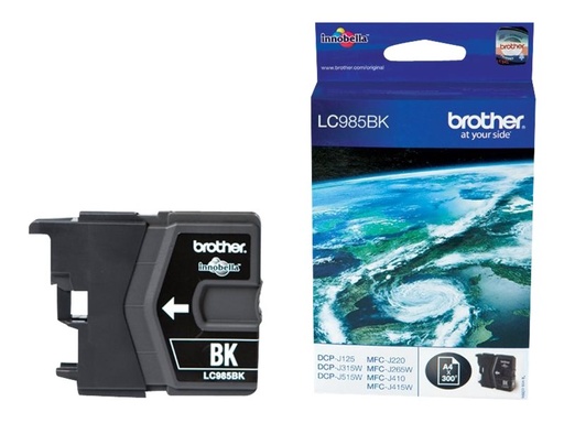[00410 / LC985BK] Brother LC985BK - Noir - original - cartouche d'encre - pour Brother DCP-J125, DCP-J140, DCP-J315, DCP-J515, MFC-J220, MFC-J265, MFC-J410, MFC-J415